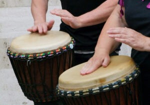 hand-drumming
